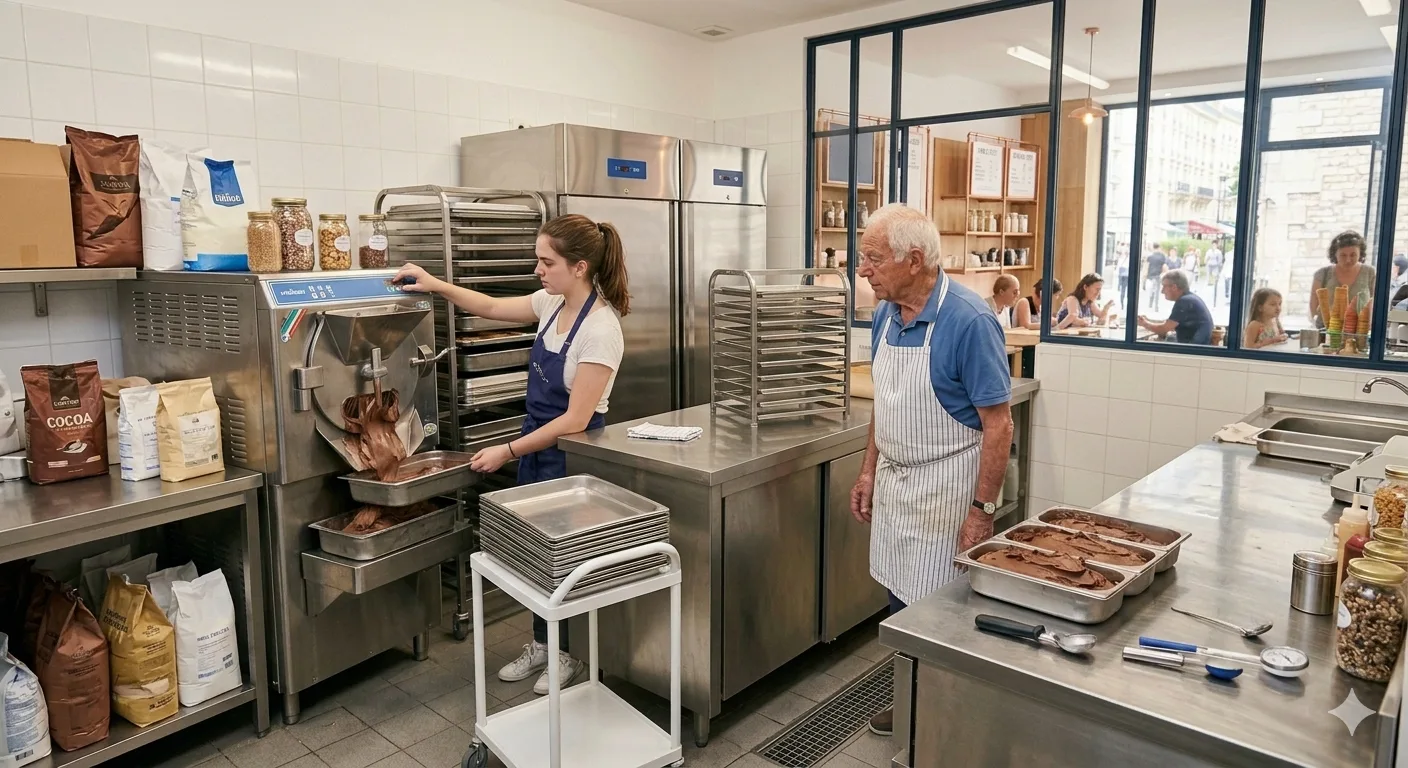 Ouvrir un glacier professionnel : les 5 équipements indispensables (et ce qu'on oublie toujours)